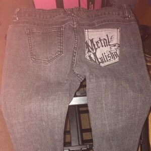 Never worn Size 9 Women’s Black Metal Mulisha Pants